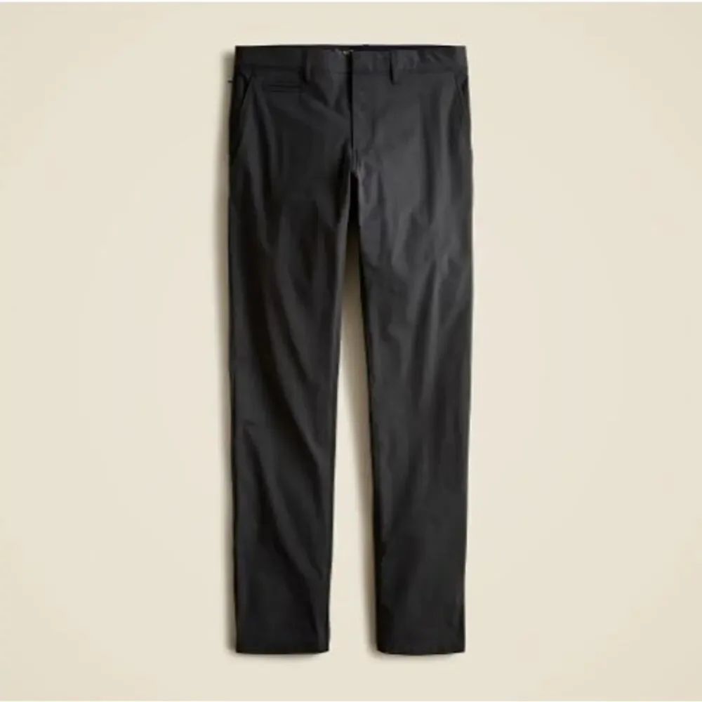 J. Crew Men's 484 Slim-Fit Tech Tapered Leg Pant AW005 Black Size 32/32 NWT